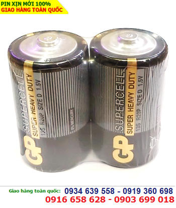GP Supercell 13S R20P _Pin đại D 1.5v GP Supercell 13S R20P Super Heavy Duty
